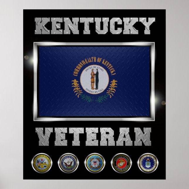 Póster Poster veterano de Kentucky (Frente)