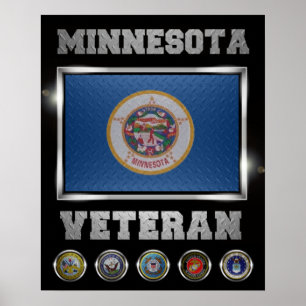 Póster Poster veterano de Minnesota
