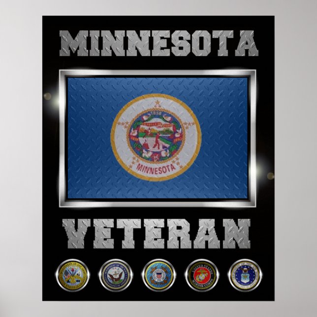 Póster Poster veterano de Minnesota (Frente)