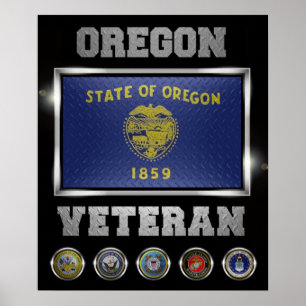 Póster Poster Veterano de Oregon