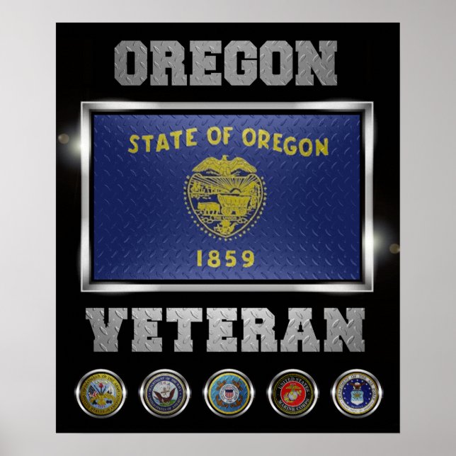 Póster Poster Veterano de Oregon (Frente)