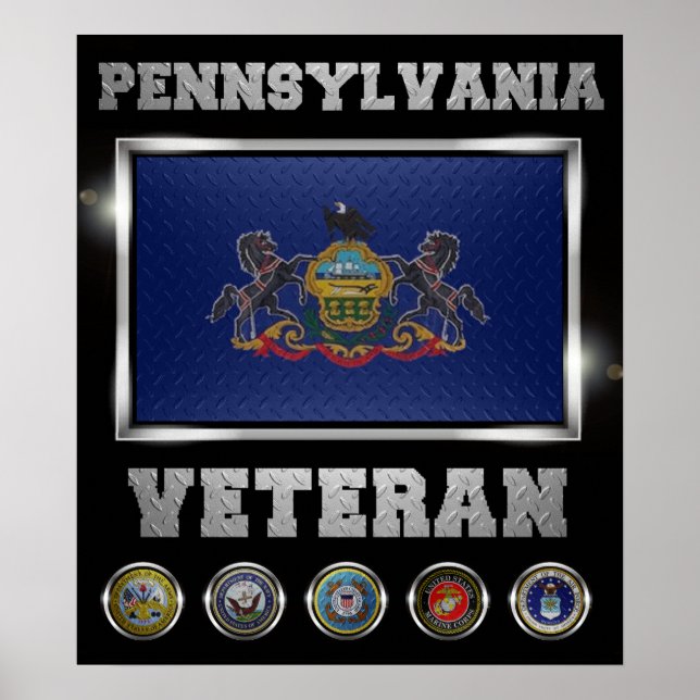 Póster Poster Veterano de Pennsylvania (Frente)