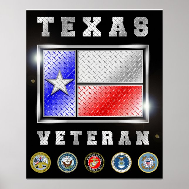 Póster Poster Veterano de Texas (Frente)