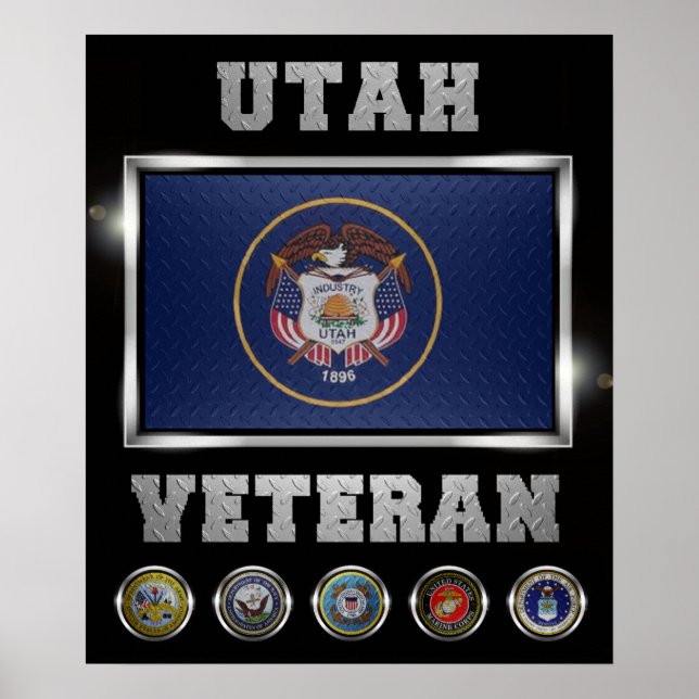 Póster Poster veterano de Utah (Frente)