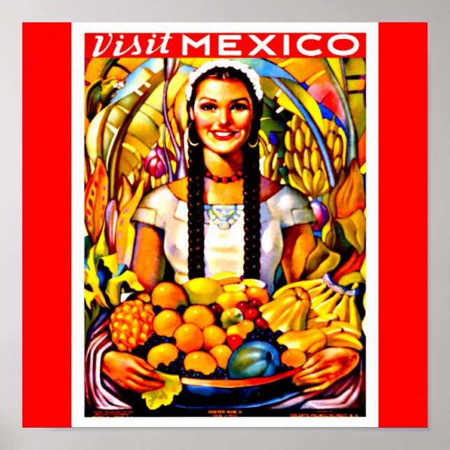 Póster Poster-Viaje de Viaje de Viaje de México (Frente)
