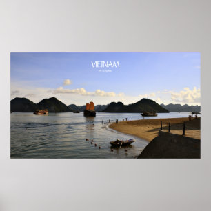 Póster Poster - VIETNAM, Bahía Ha Long