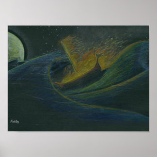 Póster poster "Viking Funeral"