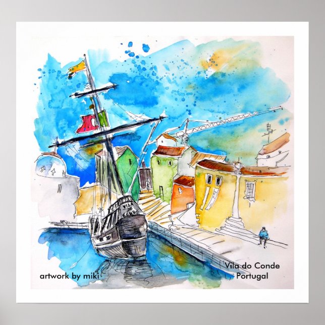 Póster Poster Vila do Conde 01 (Frente)