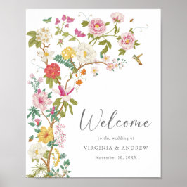 Póster Poster Vintage Boda Floral