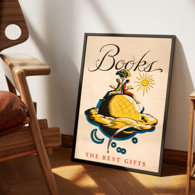 Póster  Poster Vintage Books (Subido por el creador)