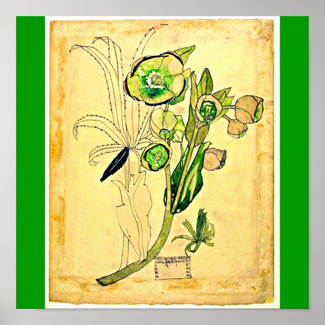 Póster Poster-Vintage-Charles Rennie Mackintosh 21 (Frente)