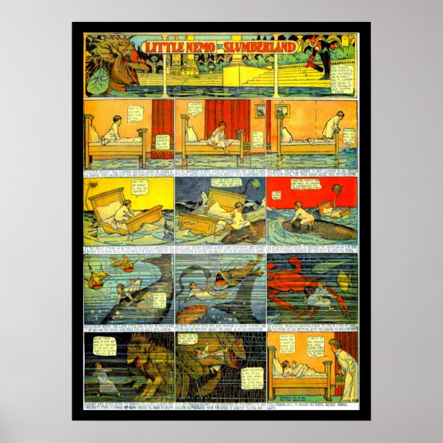 Póster Poster-Vintage Comic-Little Nemo 1 (Frente)