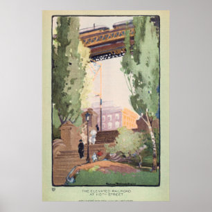 Póster Poster Vintage de la ciudad de Nueva York