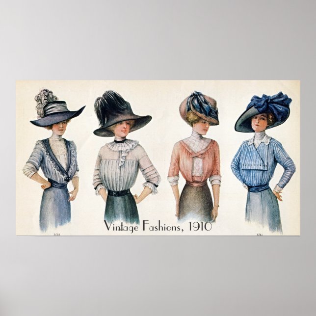 Póster Poster Vintage Fashion (Frente)
