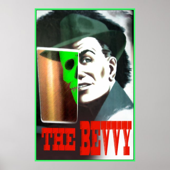 Póster Poster Vintage Glasgow Bevy (Frente)