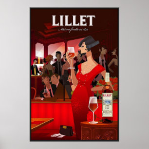 Póster Poster Vintage Lillet