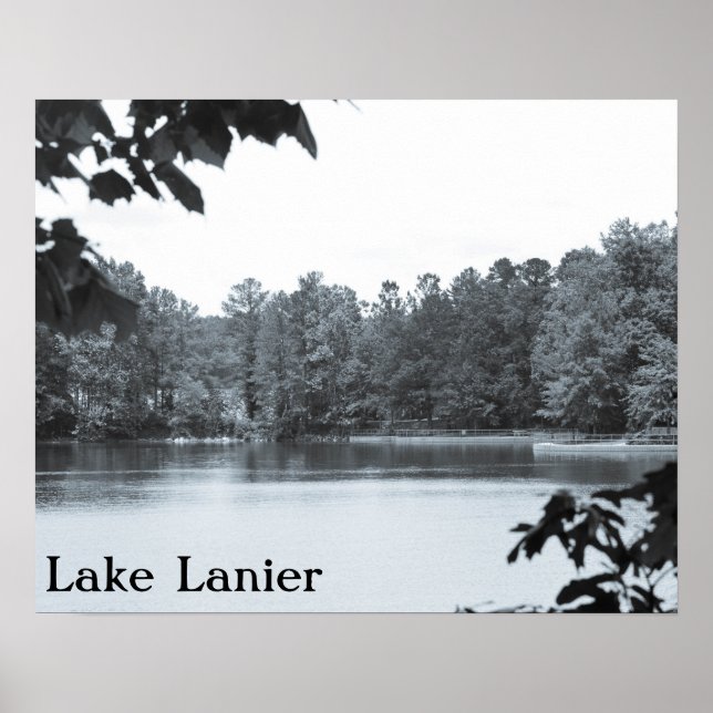 Póster Poster Vintage Look Lake Lanier (Frente)