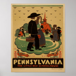 Póster Poster Vintage Pennsylvania