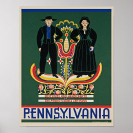 Póster Poster Vintage Pennsylvania