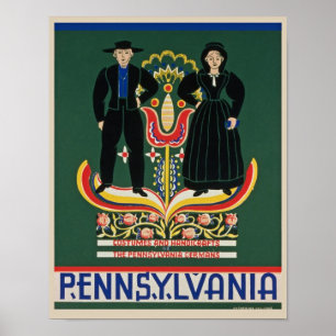 Póster Poster Vintage Pennsylvania