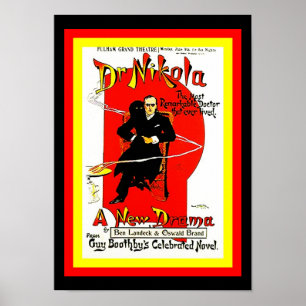 PÓSTER POSTER VINTAGE POP ART GUY BOOTHBY, DR. NIKOLA