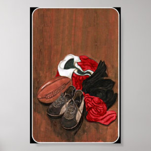 Póster Poster Vintage Rugby