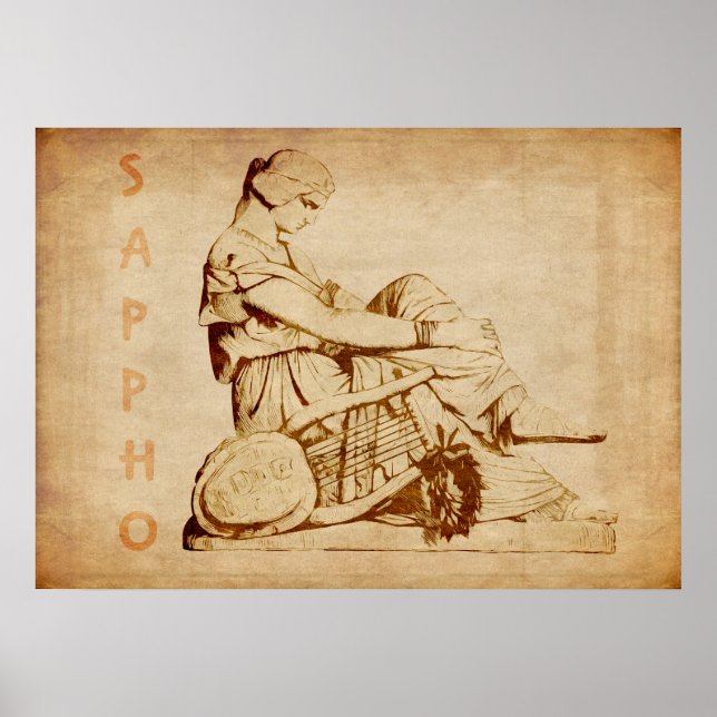 Póster Poster Vintage Sappho (Frente)