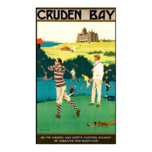 Poster Vintage Scotland Golf