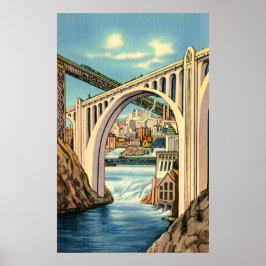 Póster Poster Vintage Spokane