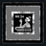 Póster Poster Vintage Wine Bar Art Deco<br><div class="desc">Poster Vintage Wine Bar Art Deco</div>
