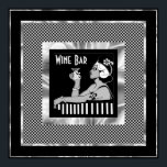 Póster Poster Vintage Wine Bar Art Deco<br><div class="desc">Poster Vintage Wine Bar Art Deco</div>