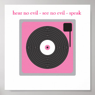 Póster poster vinyle-eye