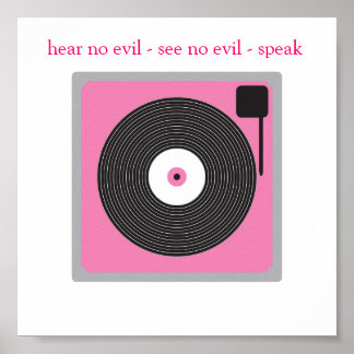 Póster poster vinyle-eye