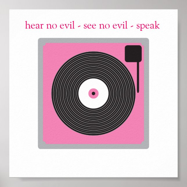 Póster poster vinyle-eye (Frente)