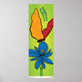 Póster Poster - Violet(te) y mariposa - Buellton.Art