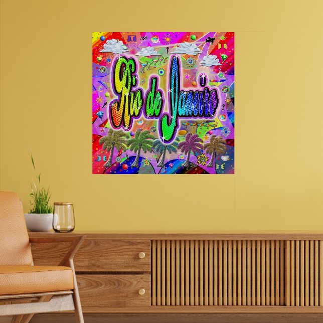 Póster Poster Vista Express de Río de Janeiro (Salón 2)