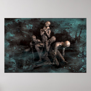 Póster poster vivo muerto