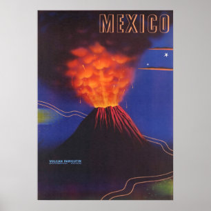 Póster Poster Volcán de México