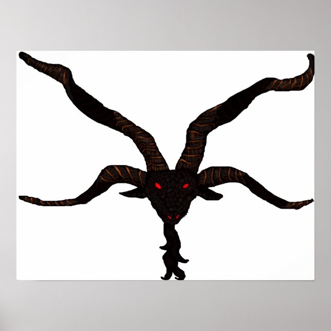 Póster Poster volcánico Estrella Negra (Frente)