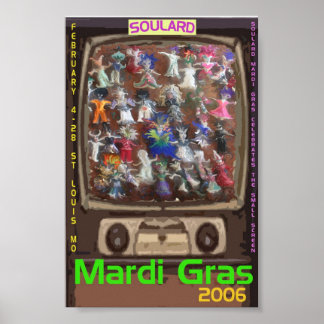 Póster Poster Voodoo Doll Mardi Gras