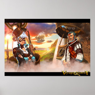 Póster Poster Voyage to Fantasy - Heroes