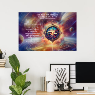 PÓSTER - PÓSTER VTVR-ABSTRACTCOMPASS1A