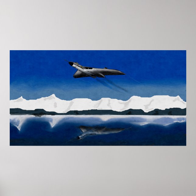 Póster Poster vulcano congelado (Frente)