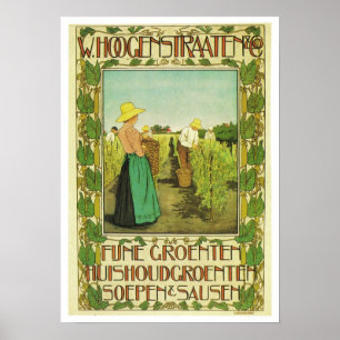 Póster Poster W. Hoogstraaten y Co. de la publicidad del