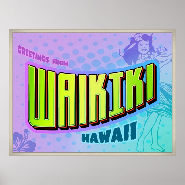 PÓSTER POSTER WAIKIKI (Frente)