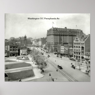 Póster poster washington DC 1910