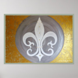 Póster Poster "Weiße Lilie"