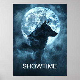 Póster Poster Werewolf Showtime, transformación de la lun