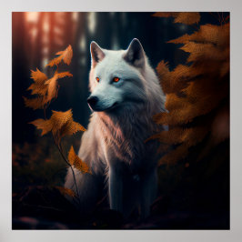 Póster Poster White Wolf
