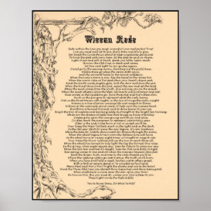 Póster Poster WICCAN REDE